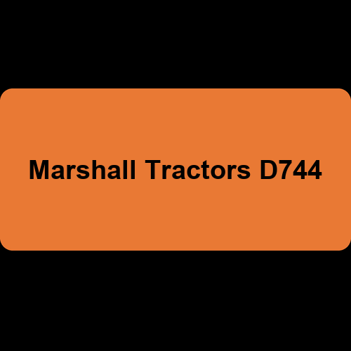 Marshall Tractors D744
